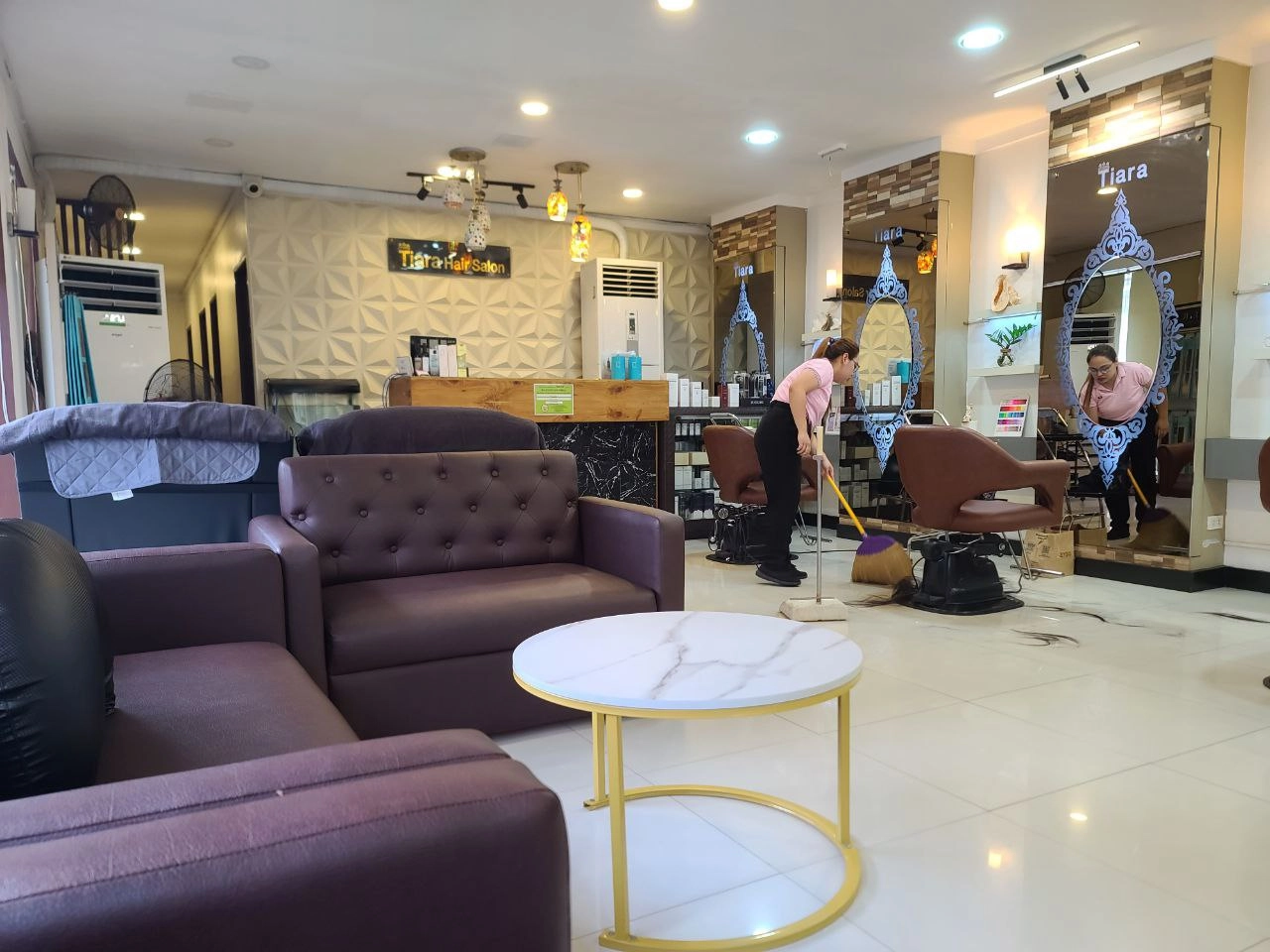 마닐라 미용실! 한인 한국미용실 티아라 살롱(Tiara Hair Salon) / HK선플라자 송도원 맞은편